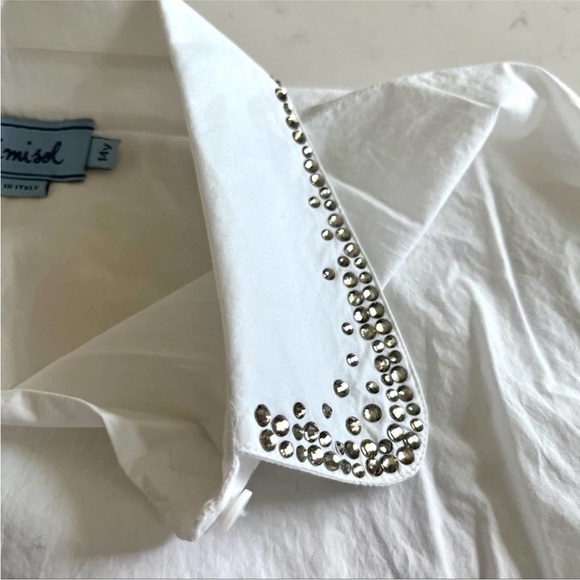 Mimisol girls beaded white blouse - Picture 8 of 10